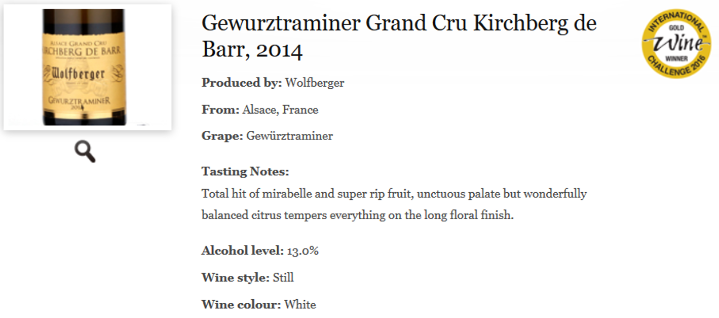 GEWURZTRAMINER 2014